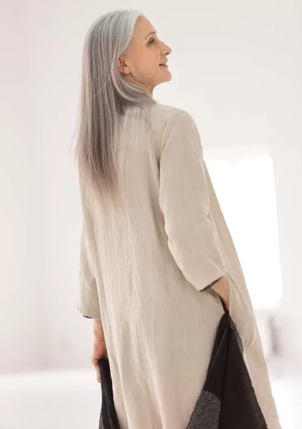 Kleid „Vera“ aus Leinengewebe - Image 3