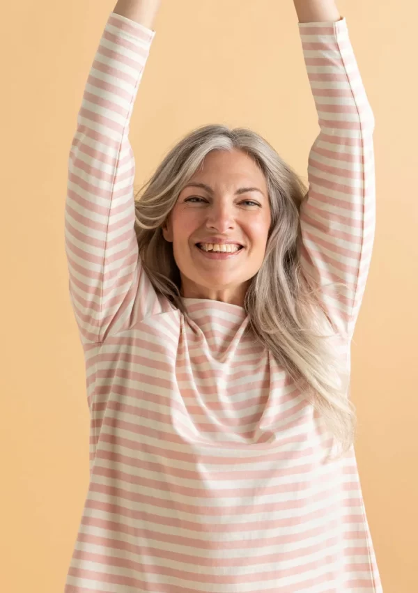 Basic-Streifenshirt aus Bio-Baumwolle