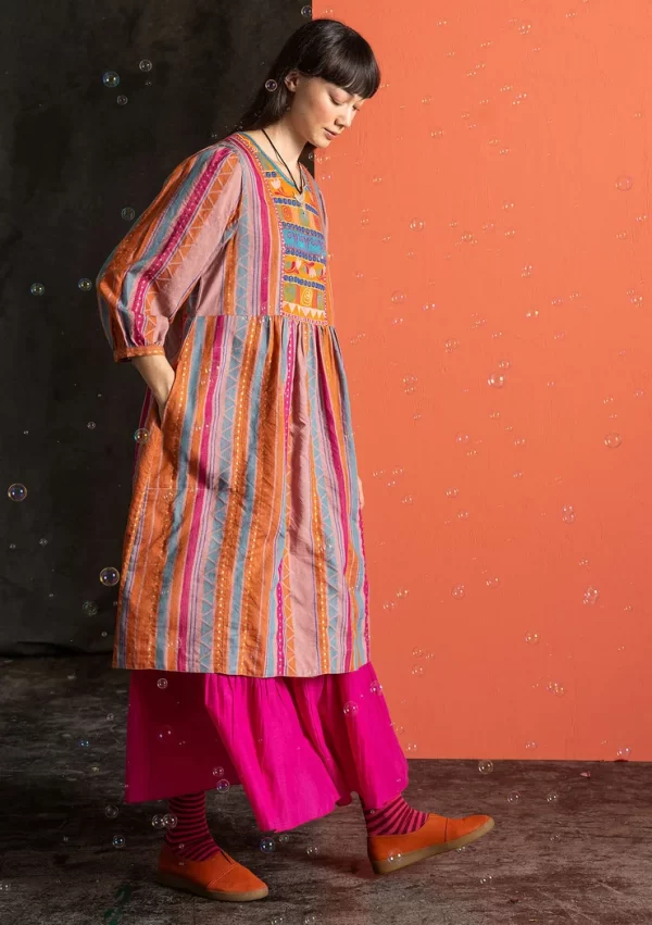 Webkleid „Jaipur“ aus Wolle/Baumwolle