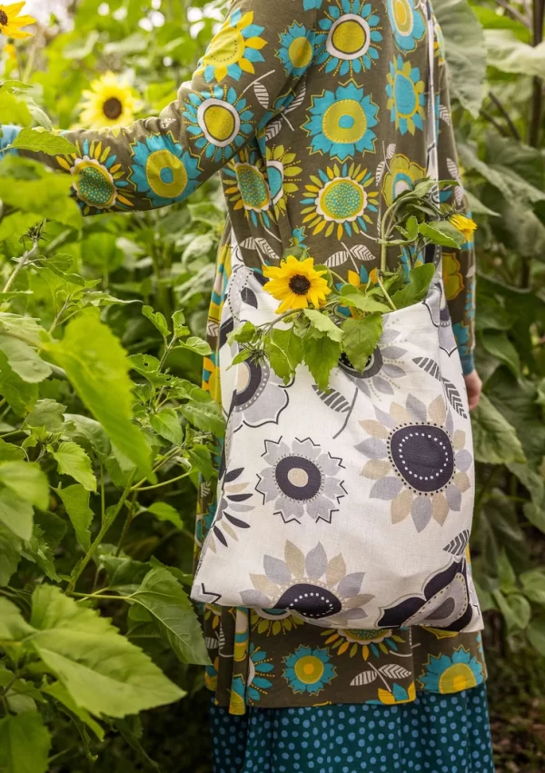 Tasche „Sunflower“ aus Öko-Baumwolle/Leinen