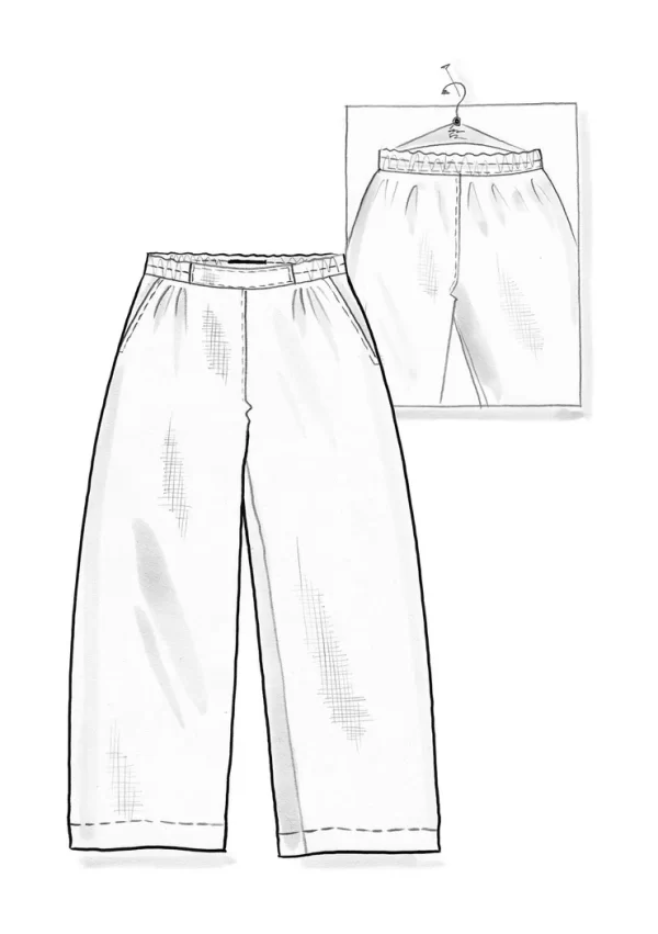 Hose „Vera“ aus Leinengewebe - Image 3