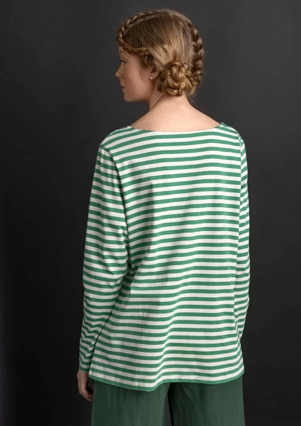 Basic-Streifenshirt aus Bio-Baumwolle