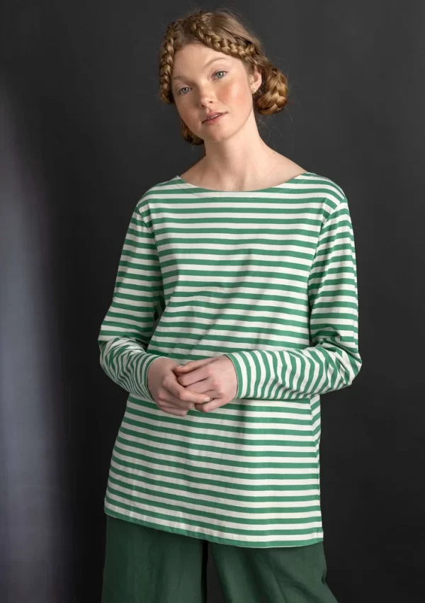 Basic-Streifenshirt aus Bio-Baumwolle - Image 2