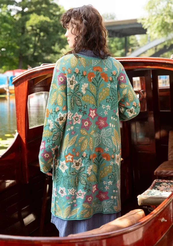 Langstrickjacke „Millefiori“ aus Wolle/Bio-Baumwolle - Image 2