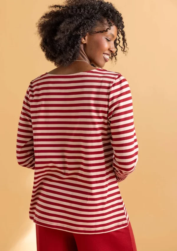 Basic-Streifenshirt aus Bio-Baumwolle