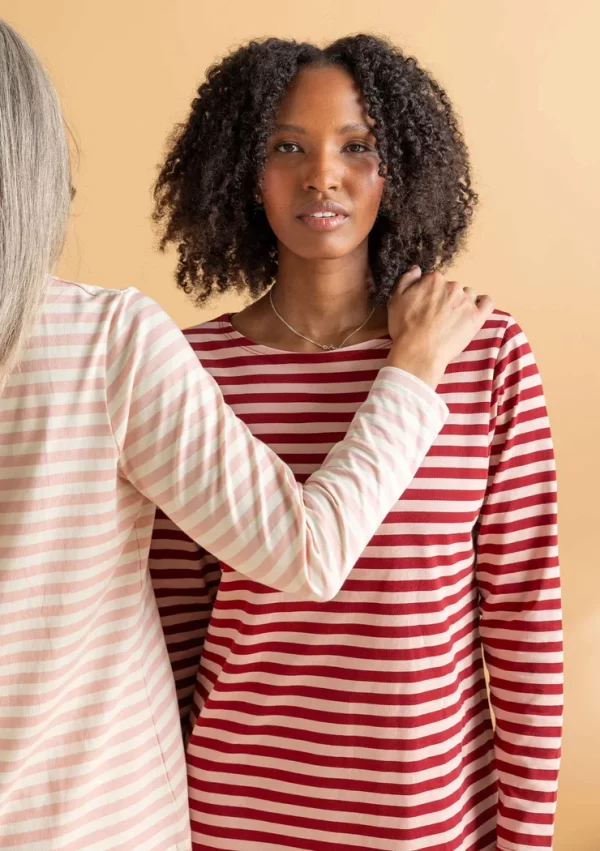 Basic-Streifenshirt aus Bio-Baumwolle - Image 2