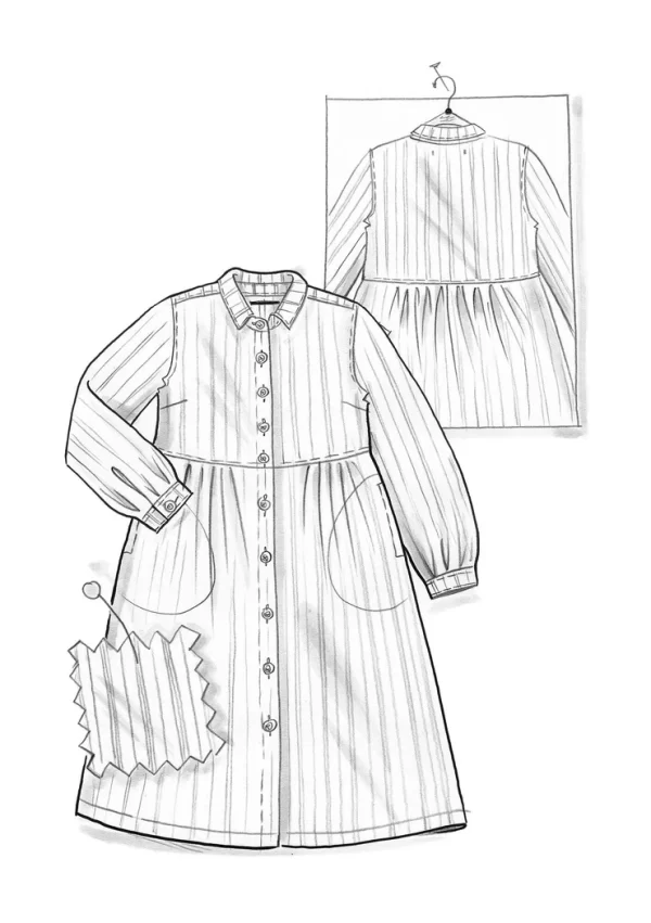 Webkleid „Alba“ aus Bio-Baumwolle/Hanf - Image 4