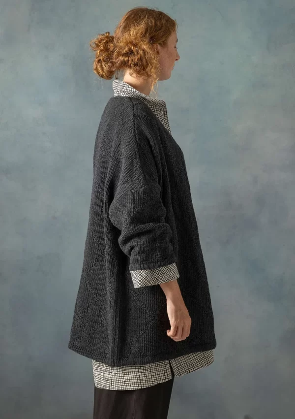 Strickjacke „Thessaloniki“ aus Recycling-Wollgemisch - Image 3