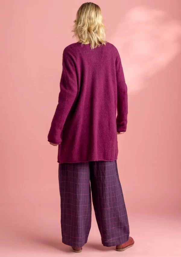 Langstrickjacke aus Wolle/Baumwolle/Alpaka - Image 3