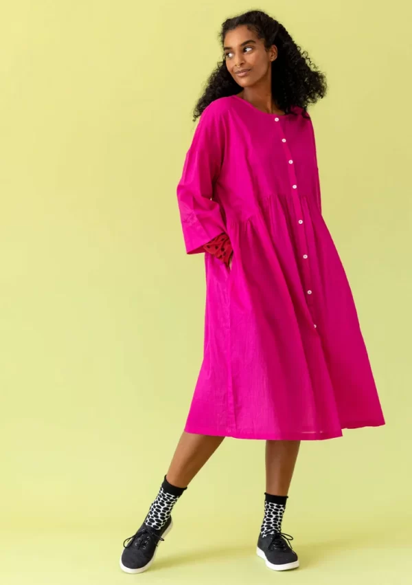 Kleid „Agnes“ aus Bio-Baumwollgewebe