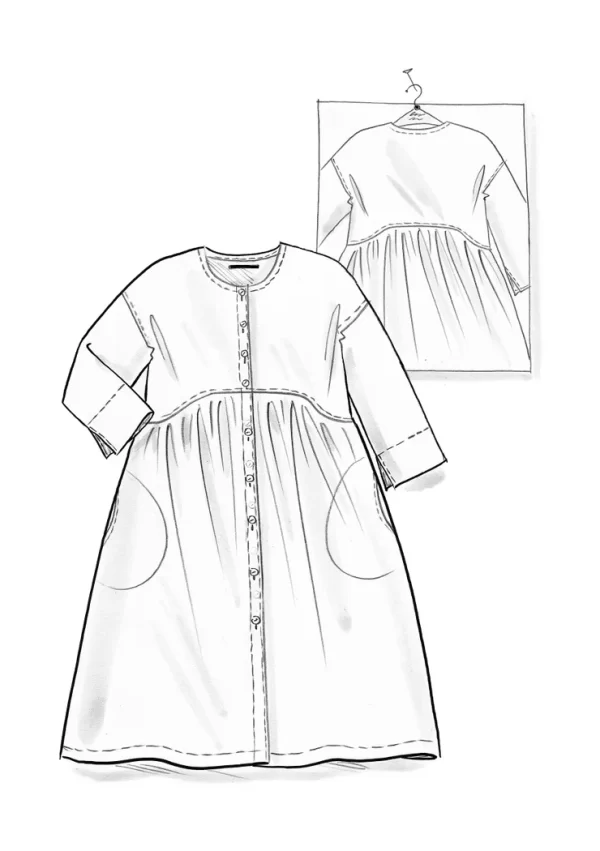 Kleid „Agnes“ aus Bio-Baumwollgewebe - Image 4