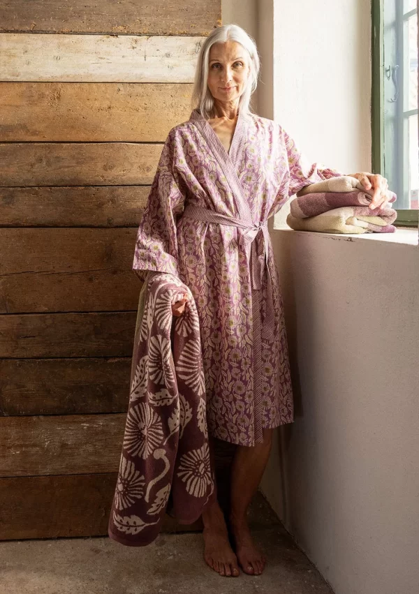 Kimono „Poppies“ aus Bio-Baumwolle
