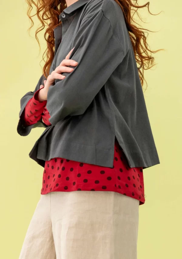 Bluse „Ida“ aus Wollmischgewebe - Image 2