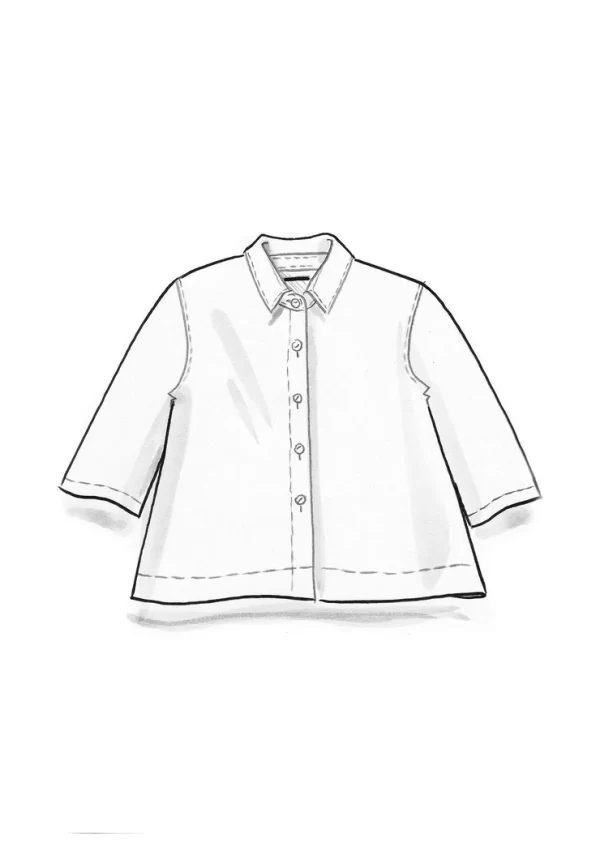 Bluse „Ida“ aus Wollmischgewebe - Image 3