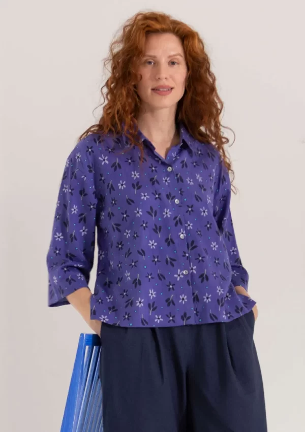 Bluse „Ida“ aus Wollmischgewebe - Image 2