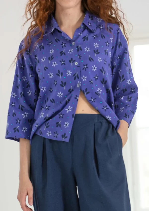 Bluse „Ida“ aus Wollmischgewebe - Image 3