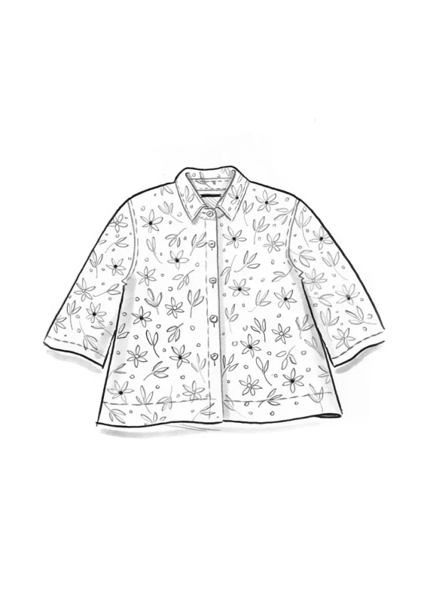 Bluse „Ida“ aus Wollmischgewebe - Image 4