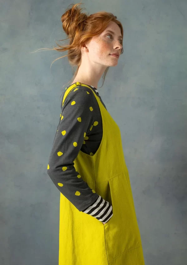 Gewebtes Trägerkleid „Thessaloniki“ aus Bio-Baumwolle/Leinen - Image 4