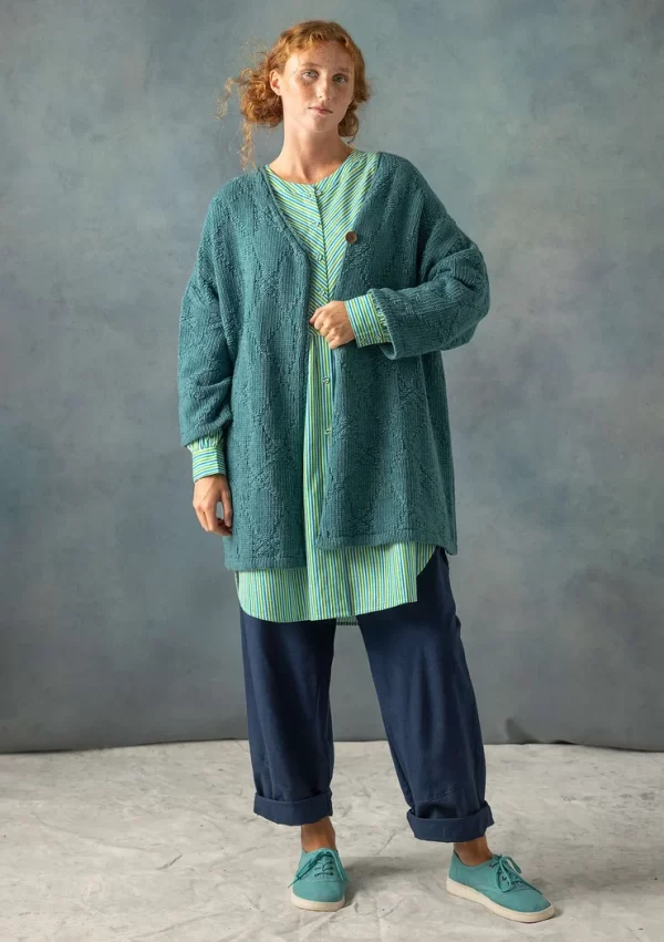 Strickjacke „Thessaloniki“ aus Recycling-Wollgemisch