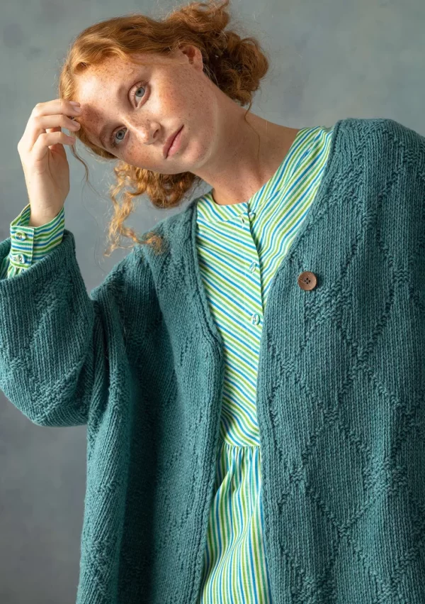 Strickjacke „Thessaloniki“ aus Recycling-Wollgemisch - Image 2