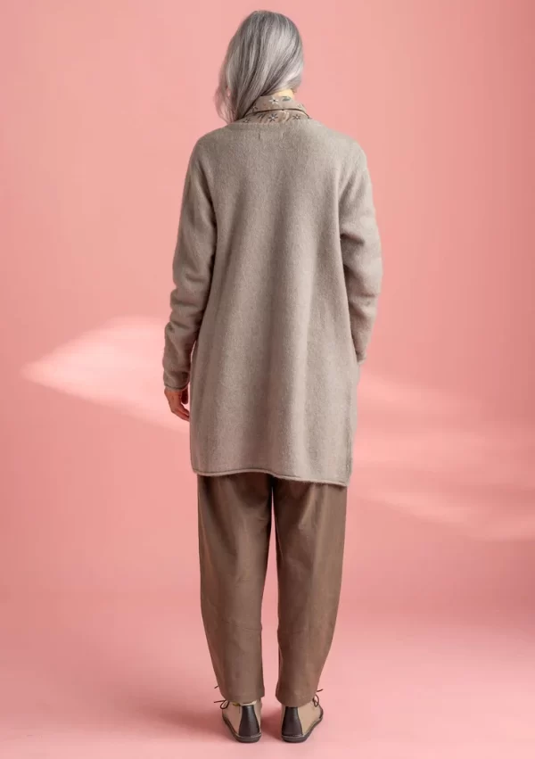 Langstrickjacke aus Wolle/Baumwolle/Alpaka - Image 3