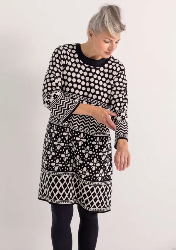 Strickkleid „Inez“ aus Recycling-/Bio-Baumwolle