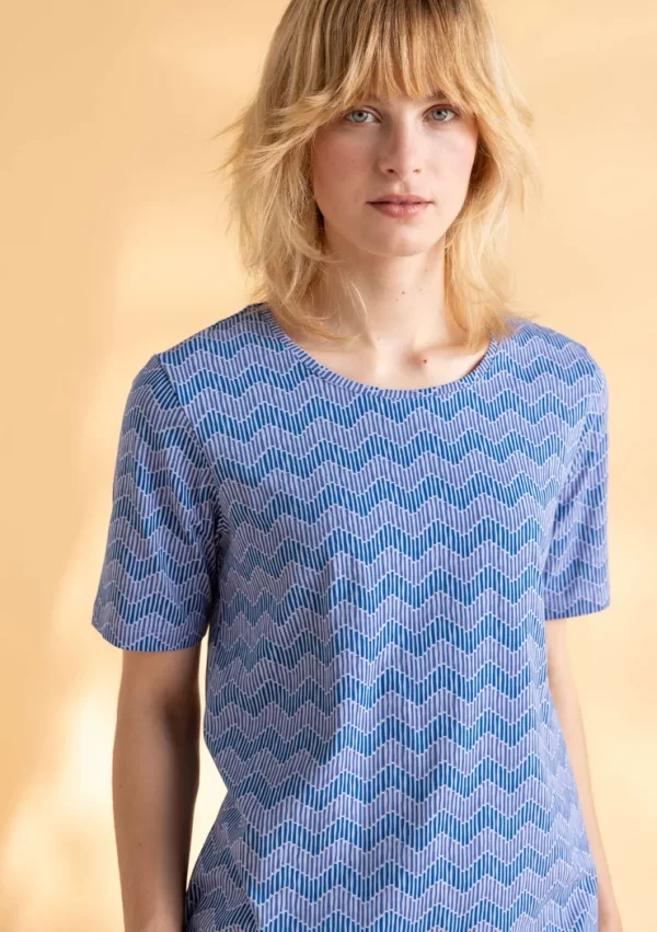 Jerseyshirt „Eleonora“ aus Bio-Baumwolle/Elasthan
