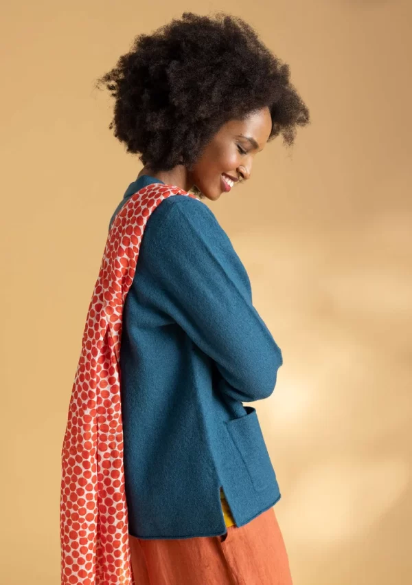 Gestrickter Blazer aus gefilzter Bio-Wolle - Image 2