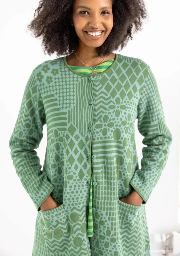 Langstrickjacke „Inez“ aus Recycling-/Bio-Baumwolle