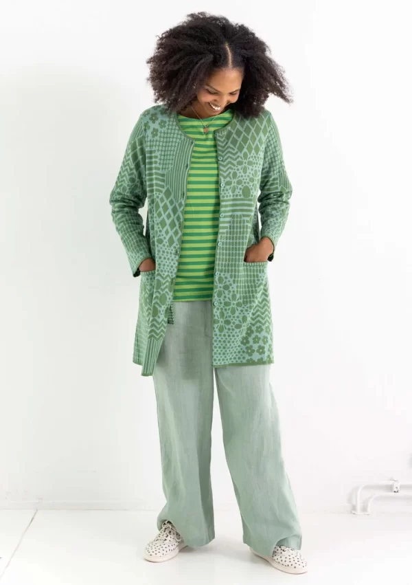 Langstrickjacke „Inez“ aus Recycling-/Bio-Baumwolle - Image 2