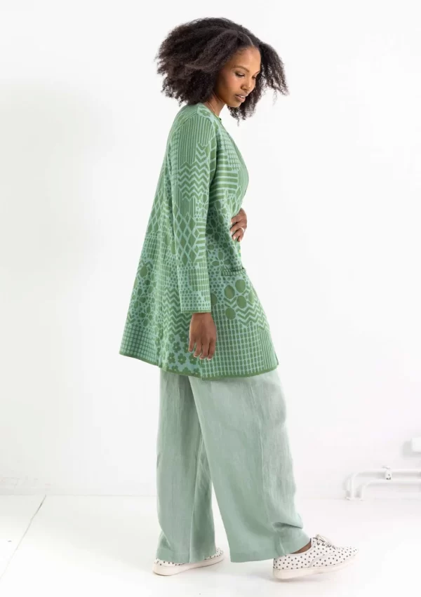 Langstrickjacke „Inez“ aus Recycling-/Bio-Baumwolle - Image 3