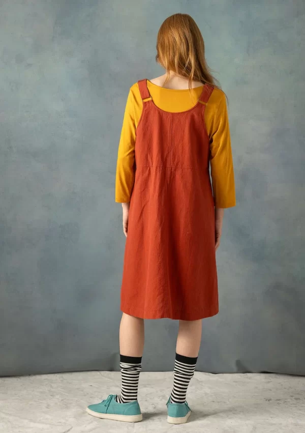 Gewebtes Trägerkleid „Thessaloniki“ aus Bio-Baumwolle/Leinen - Image 2