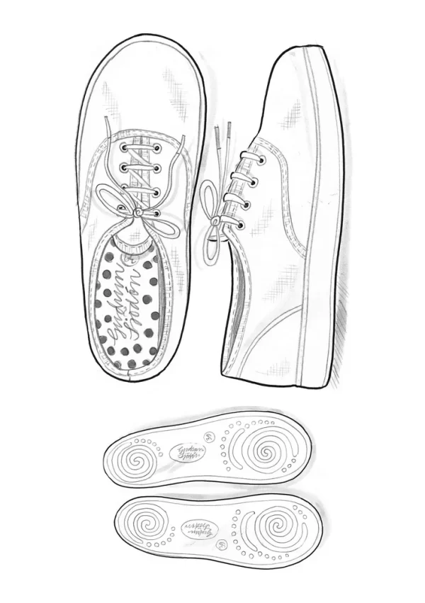Stoffschuhe „Grace“ aus Bio-Baumwolle - Image 4