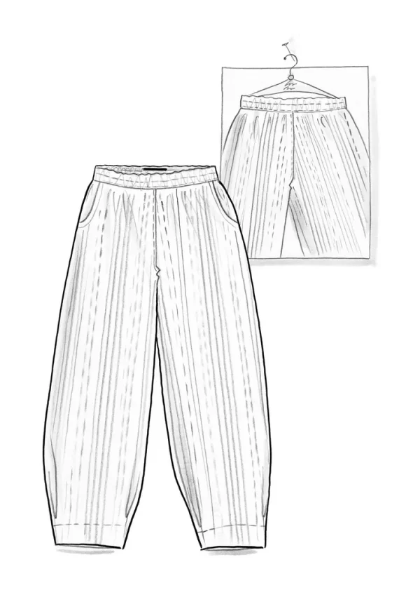 Hose „Thea“ aus Bio-Baumwolldobby - Image 3