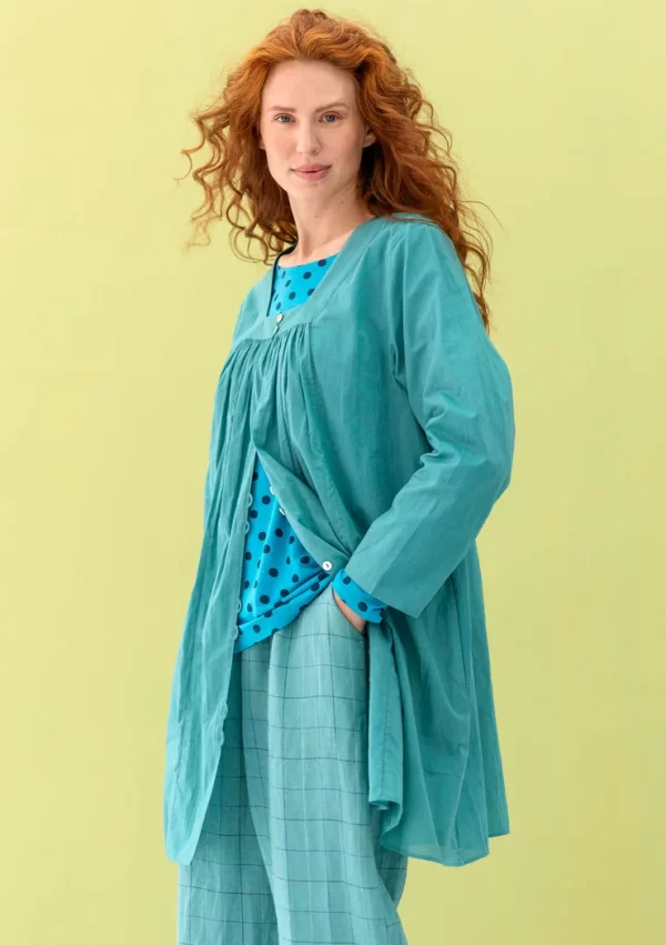 Künstlerbluse „Agnes“ aus Bio-Baumwollgewebe - Image 2