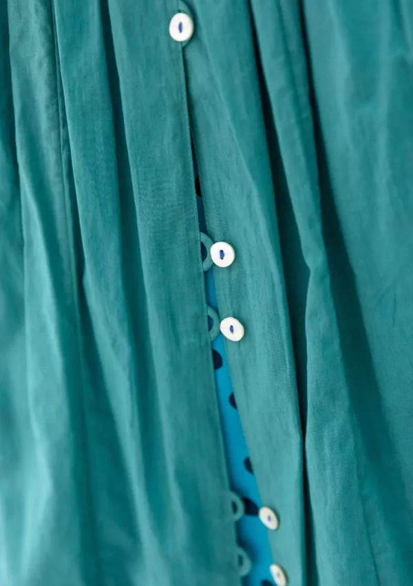 Künstlerbluse „Agnes“ aus Bio-Baumwollgewebe - Image 3