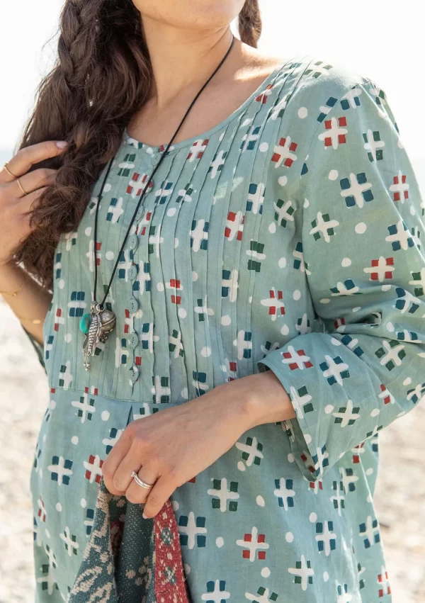 Webkleid „Neela“ aus Bio-Baumwolle - Image 2