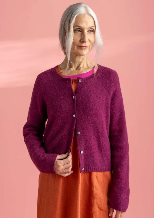 Strickjacke aus Wolle/Baumwolle/Alpaka - Image 2