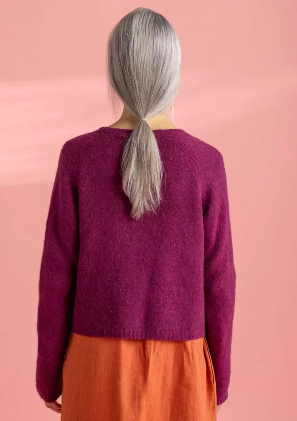 Strickjacke aus Wolle/Baumwolle/Alpaka - Image 4