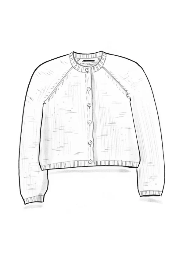 Strickjacke aus Wolle/Baumwolle/Alpaka - Image 6