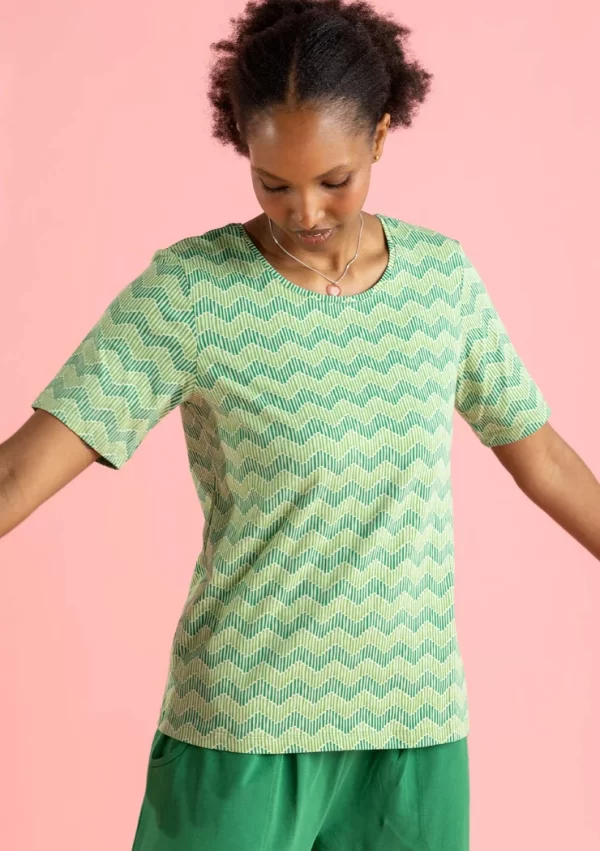 Jerseyshirt „Eleonora“ aus Bio-Baumwolle/Elasthan