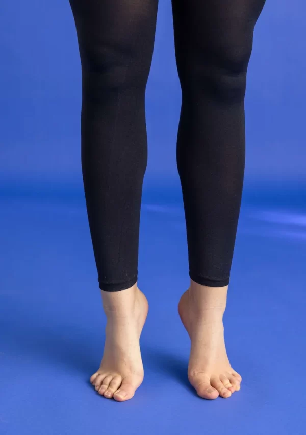 Einfarbige Leggings aus Recycling-Polyamid