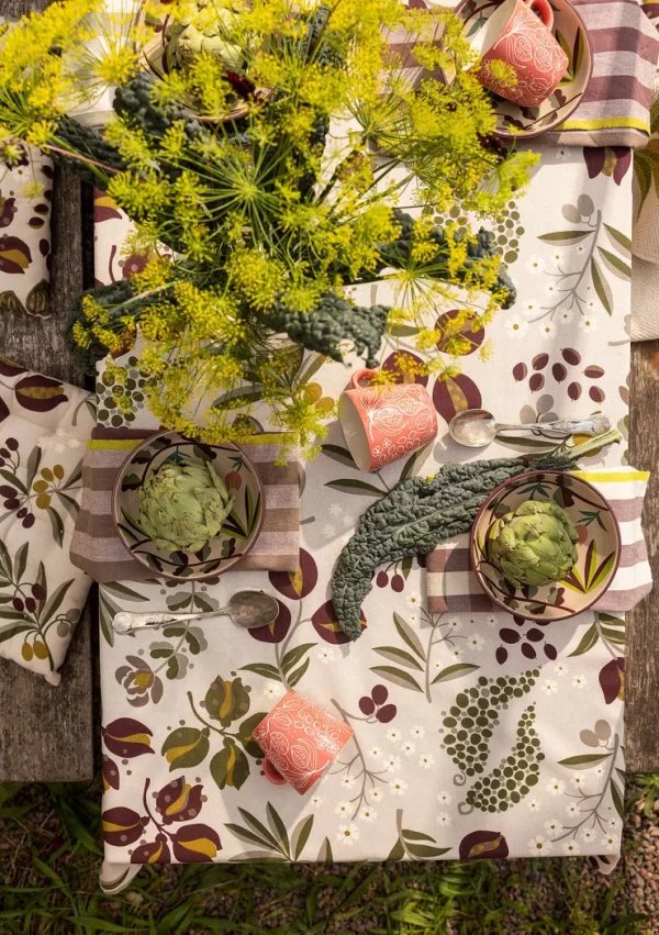 Tischdecke „Olives“ aus Bio-Baumwolle - Image 2