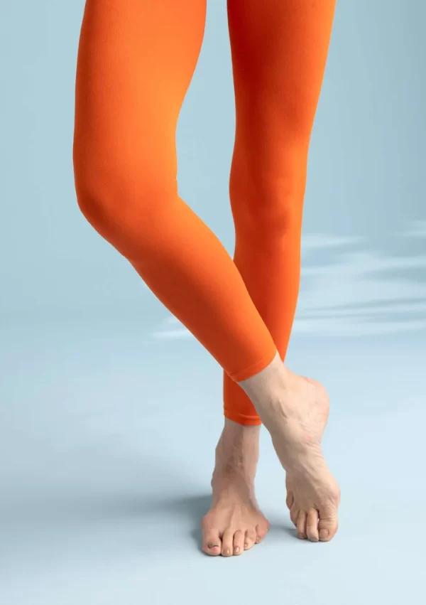 Einfarbige Leggings aus Recycling-Polyamid