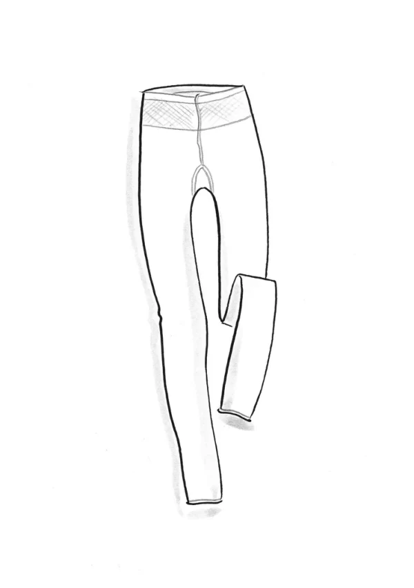 Einfarbige Leggings aus Recycling-Polyamid - Image 3