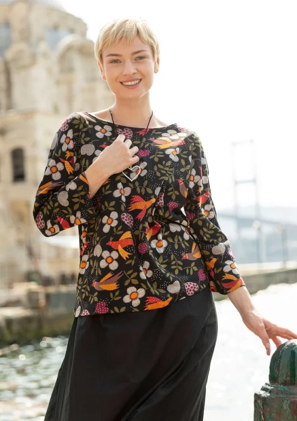 Shirt „Vadi“ aus Bio-Baumwolle/Modal