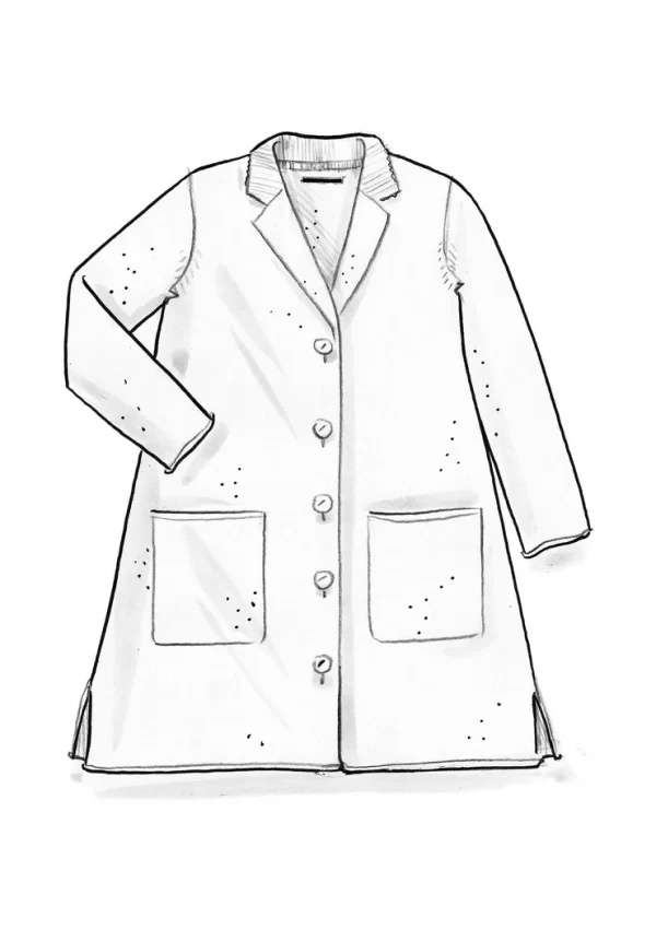 Langer Strickblazer aus gefilzter Bio-Wolle - Image 4