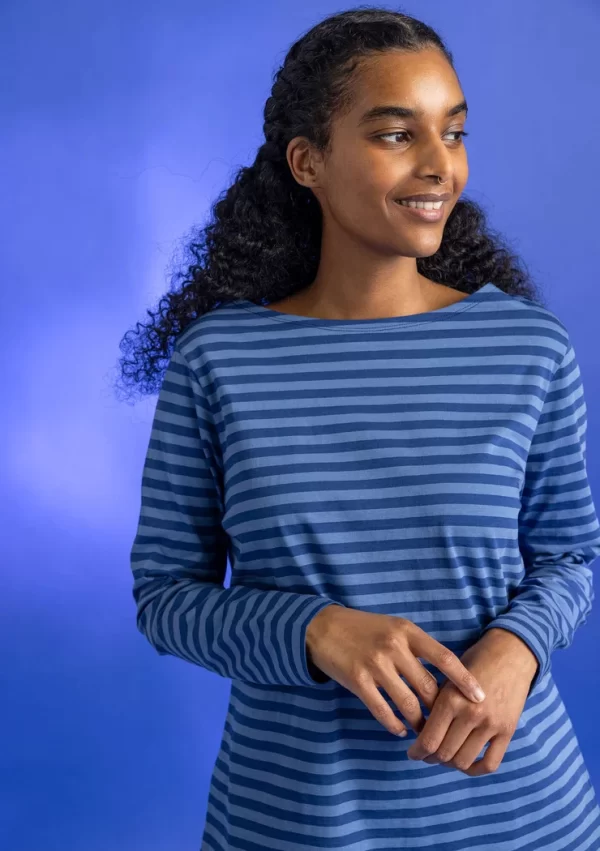 Basic-Streifenshirt aus Bio-Baumwolle