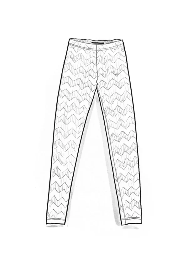 Jerseyleggings „Eleonora“ aus Bio-Baumwolle/Elasthan - Image 3